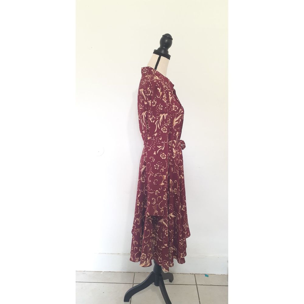 Nanette Lepore  Shirtdress with Belt Sz 14 - Picture 6 of 11